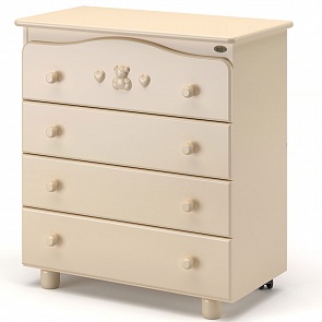 Детский комод Nuovita Lusso, цвет - Avorio/Слоновая кость (Nuovita, сLUS_1033)